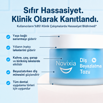 NOVIXIA™ Diş Beyazlatma Tozu