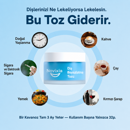 NOVIXIA™ Diş Beyazlatma Tozu